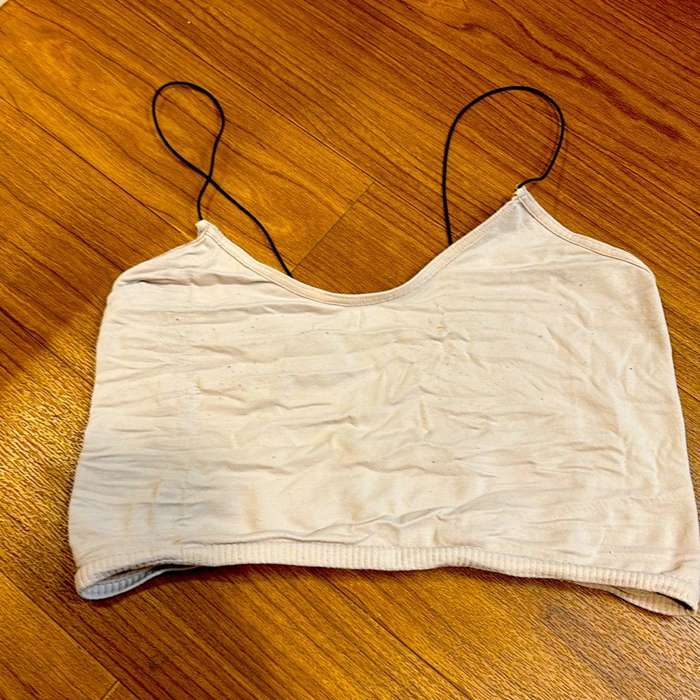 Dusted Pink tight crop top